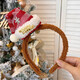 Shui Yunmiao New Year's Eve Christmas hair accessories, headbands, decorations, Christmas hats for adults and children, Christmas gifts for girls to take pictures, Christmas hats and headbands, expedited delivery