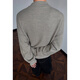 Liangzi Henry collar half turtleneck sweater for men autumn trendy brand loose fat man large size lazy style sweater base black 2XL