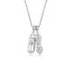 Mengjinyuan Platinum Pixiu Vajra Necklace pt950 Platinum Chain Set for Men and Women Same Style Birthday Gift 7.1g Chain Length Approximately 41.5+3cm