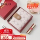POLO wallet women's card bag multi-card slot wallet short multi-functional coin purse birthday gift gift box