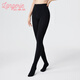 Langerie thin and warm women's body stockings plus velvet tight elastic protective warm socks and leggings pantyhose autumn and winter style, black size 1, one size fits all, height 155-170/hips 83-110, height 155-170/hips 83-110