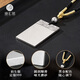 Zhenhui Silver 999 pure silver pendant Ping An Wu Shi brand men's couple necklace fashion jewelry birthday gift about 20g