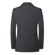 GOLDLION G+Goldlion Solid Color Suit Three-piece Men's Business Casual Korean Style Business Slim Groom Wedding Dress Suit Men Flagship Official Dark Gray XL 180/96A 130-145Jin Jin equals 0.5 kg