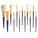 Brush 12-piece makeup brush set portable makeup brush set soft-bristled blusher eyeshadow brush beauty tool 12-piece Ertuo+ Starry Bucket 12-piece Ertuo+