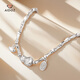 Aido diamond pt950 platinum gourd bracelet for women genuine platinum Fulu bamboo bracelet to attract wealth and fortune brand ingot bracelet Fulu bamboo bracelet 10.9-11.1g length 16+3cm