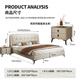 Xiangli Huating government subsidized simple double bed 1.8m