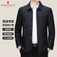 MONTAGUT wool jacket for middle-aged and elderly men in spring and autumn thick lapel business casual top loose ironing jacket light brown color -YFG771068 L 175/92A Recommended 125Jin Jin equals 0.5kg -145Jin Jin equals 0.5kg