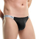 Austrian element men's thong men's sexy underwear men's double thong underwear gay men's buttocks sexy black L