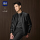 HLA HAILAN HOME Veste Men 25 Light Business Fashion Pu Color Couleur support Collaire Veste Men Automne