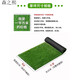 Customized simulated lawn mat, fake turf, outdoor green lawn carpet, artificial plastic football field grass, gray 25mm special quality, one square meter