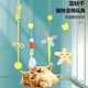 Cat toy self-pleasure and boredom relief cat amusing stick swing sucker bird consumes energy with bell telescopic supplies ringing paper caterpillar