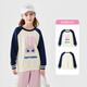 Disney girls autumn and winter sweatshirt girls Zootopia velvet thickened top children's casual pullover navy blue 140
