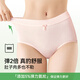 Catman Category A baby cotton women's underwear women's pure cotton 100% cotton antibacterial bottom crotch mid-waist large size seamless briefs