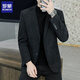 ROMON casual suit jacket men's 2025 autumn new high-end slim business suit top single piece black gray XL 135-150Jin Jin equals 0.5 kg