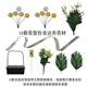 Jingga Tomb Sweeping Artificial Flowers Qingming Festival Flower Baskets Tomb Sweeping Flowers Sacrifice Artificial Flower Supplies Bouquets for Martyrs Cemetery Sacrifice Flowers 11 Silk Flower Baskets + Ribbons