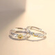 Sun and Moon Tonghui Couple Rings A pair of new niche designs for birthday gifts for girlfriends male M1133+1134 ring 2-piece set