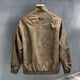 German high-durability washed handsome motorcycle PU leather jacket men's spring and autumn style American windproof leather jacket for men brown handsome loose version 3XL 3XL recommended weight 145-160Jin Jin is equal to 0.5 kg