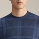 YOUNGOR (YOUNGOR) wool sweater for men, wool blended fabric wool sweater, comfortable and warm, not easy to pilling, 2025 shopping mall same style, dark blue YYHM615244FYA L 105cm (recommended 145-165Jin Jin equals 0.5kg)
