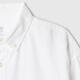 Gap Boys' Spring Style Embroidered Logo Long-Sleeved Shirt Fitted Children's Top US Version 605359 White 110/60 (4-5 years old)