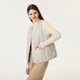 Tambor Down Vest Women's Short V-neck Thin Autumn and Winter Warm Inner Waistcoat TB5330112D Milk Tea Brown 160