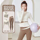 Yoga wear Pilates suit three-piece autumn suit for women 2025 new training morning running gym exercise three-piece set ivory white + cocoa color M M recommended weight 95-105Jin Jin equals 0.5 kg