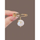 SNQP2025 New Pearl Brooch Female Niche Design Clothing Accessories Brooch - Special Shaped Pearl
