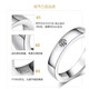 DRPT950 platinum ring for male and female couples, wedding diamond ring, classic tail ring, Valentine's Day and Chinese Valentine's Day birthday gift, opening adjustable for male or female, contact customer service for remarks
