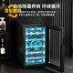 Shixi German imported quality wine cabinet constant temperature wine cabinet household constant temperature red wine cabinet constant humidity tea 18 pieces wine refrigeration refrigerator constant temperature cabinet 18 pieces elegant black (wooden shelf)