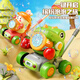 Miru Hand Push Toy 2025 New Bubble Blowing Machine Children Girl Toy Hand Holding Cart Automatic Baby Infant Outdoor [Handheld/Troller/Lighting/Full Automatic] Puppy Model + Charger Set + Bubble