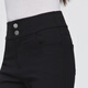 BOSIDENG down pants for women, simple elastic, slim, fashionable, warm and comfortable, outer trousers, pencil pants, black 8056 L 170/68A