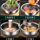 26cm large seasoning basin, vegetable basin and basin, soup basin, wash basin, hot pot basin, kitchen household basin, extra thick and deep, laminate type 26CM multi-purpose basin/1 pack