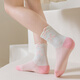 Yalu Girls Socks Girls Summer Thin Socks Студент Студент детские кожи для дышащих детских средних носков 5 пакет пары