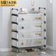 Xibali dust-proof shoe cabinet, multi-layer simple shoe rack at the door of the home, rental house entry storage rack, shoe cabinet, hot selling model, dust-proof model/63cm-5 layers