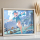 Haoji-Arc Dust White Peripheral Photo Frame Anime Cartoon Sekundärbildeinstellungen Wohnzimmer Schlafzimmer Zimmer Ornamente Geschenke für Freunde Zm14222-Smart A4 Zoll * 1 Rahmen 1 Bild * großer Größe (Ladenmanager)