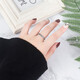 S999 Pure Silver Money Duoduo Retro Copper Coin Ring Women's Coin Open Ring Chinese Valentine's Day Gift for Girlfriend Embossed Wealth Ring Original Exquisite Gift Box