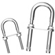 Fengji 304 stainless steel U-shaped U-shaped sandbag hanging chair grid swing hammock fire escape expansion screw bolt hook hook M6*90 bolt type