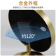 Hanshi (Hense) modern light luxury alloy shell clock living room home desktop table clock high-end clock TV cabinet clock HD2228 shell plate + abalone shell