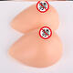 Ji Yafu fake breast cos simulated breast silicone underwear self-adhesive prosthetic breast fake breast prosthetic breast surgery special fake female anchor F/ 1400g/pair/self-adhesive type slightly concave