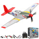 VOLANTEXRC四通道线性遥控飞机固定翼航模战斗机飞控耐摔EPP泡沫男孩玩具 15分钟续航P51D红色 PNP单机版 不带遥控+电池+充电线