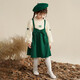 JELLYBABY velvet princess dress, fashionable skirt, 25 late autumn new long-sleeved sweet bow fashion dress