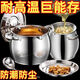 Aoshida 304 Extra Thick Lard Can with Filter Lard Can Double-Eared Lard Pot Lard Can with Cover Oil Basin Oil Pot Home/Kitchen Essentials 304 Extra Thick Lard Can Limited Time Impulse Thickening and Deepening 1000ml (approximately 2 Jin Jin is equal to 0.5 kg) with lid + no filter