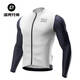 Chengmai Locke Brothers long-sleeved cycling clothing top mountain road bike sports cycling clothing light and breathable men's summer black and white M