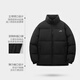 Guirenniao Winter Warm Down Down Jacket to Keep Out the Cold, Temperature Locking, Heat Storage and Windproof Cotton Jacket, School Style Couple Style, Black L