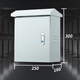 Outdoor distribution box waterproof weak current box pole hoop box security equipment box complete set of control box foundation box customization outdoor 300*250*160