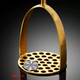 Yusenyi stainless steel sweet potato masher household potato press kitchen tool manual multi-function masher potato masher small potato press (gold) 1ml small potato press (gold)