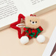 SANFU Atmosphere Red Star Bear BB Clip Single Festive Style Hair Accessories Hair Clip 849843 Red 1 pc