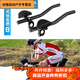 Ayub road bike resting handlebar bicycle handlebar mountain bike aluminum alloy one-piece racing handlebar cover adjustable auxiliary handlebar split resting handlebar B + black handlebar tape