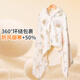 Princess baby cloak autumn and winter baby outing cloak children's windproof warm shawl windproof coat bath towel wrap pastoral children's fun 80*120cm