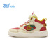 361 Children's sneakers 2026 spring men's and women's school high-top soft elastic button buckle sports shoes red 36