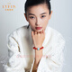 La Yun Feiyin Natural Full Flesh Southern Red Bracelet Women's S925 Silver Plated 18K Gold Sea Grain Stone 10mm Ball Bracelet S 13.5cm-15cm 10mm